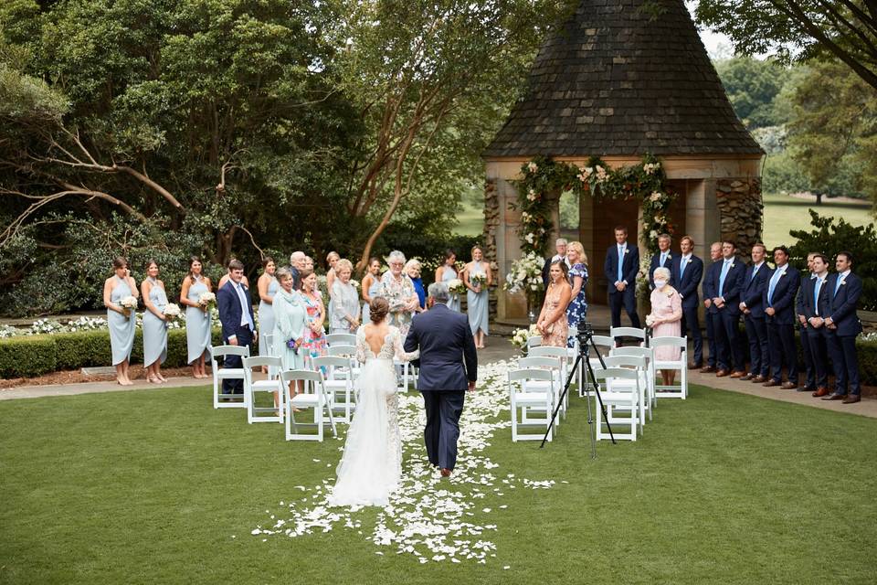 White Garden Ceremony