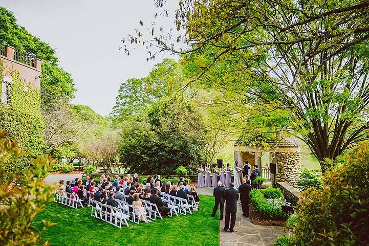 White Gardent Wedding