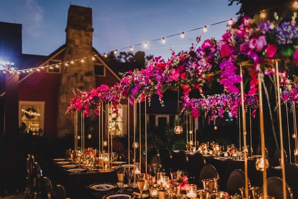 Tall luxury centerpieces