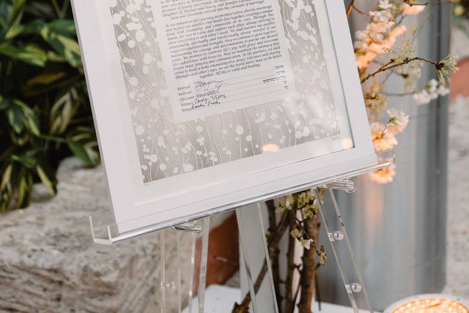 Ketubah enhancement