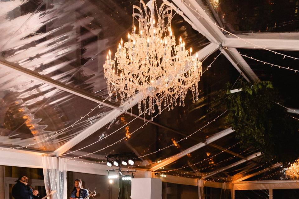 Chandelier at Vizcaya