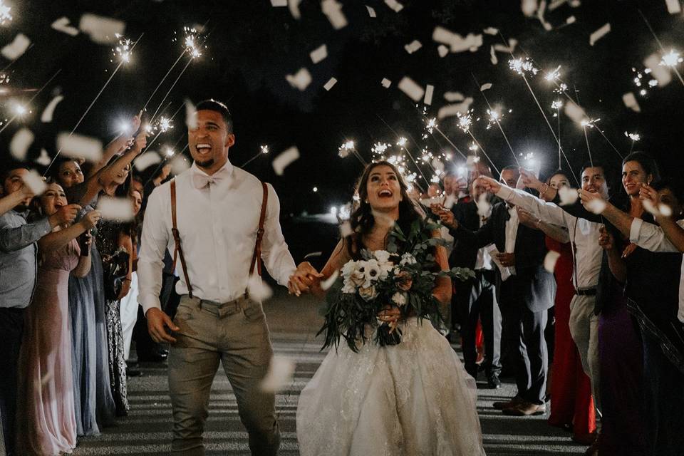 Sparklers tunnel