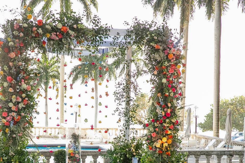 Aisle and Chuppah flowers