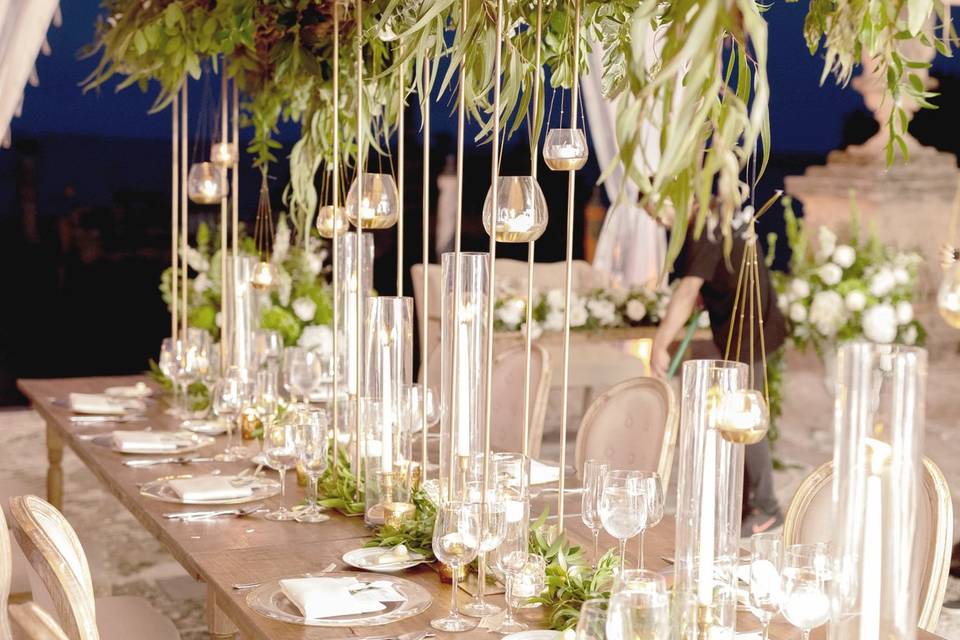 Luxe tall centerpiece