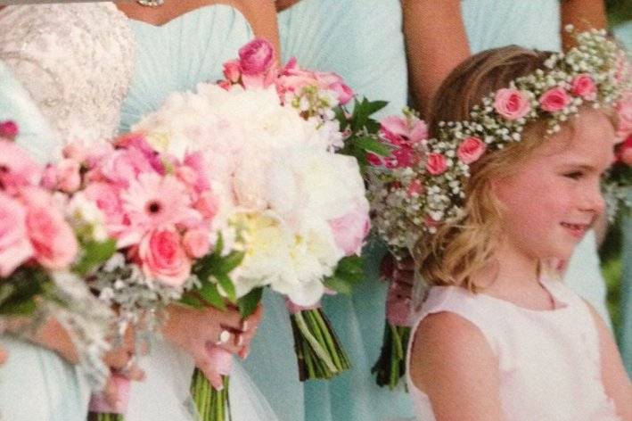 Bouquets and a Flower crown