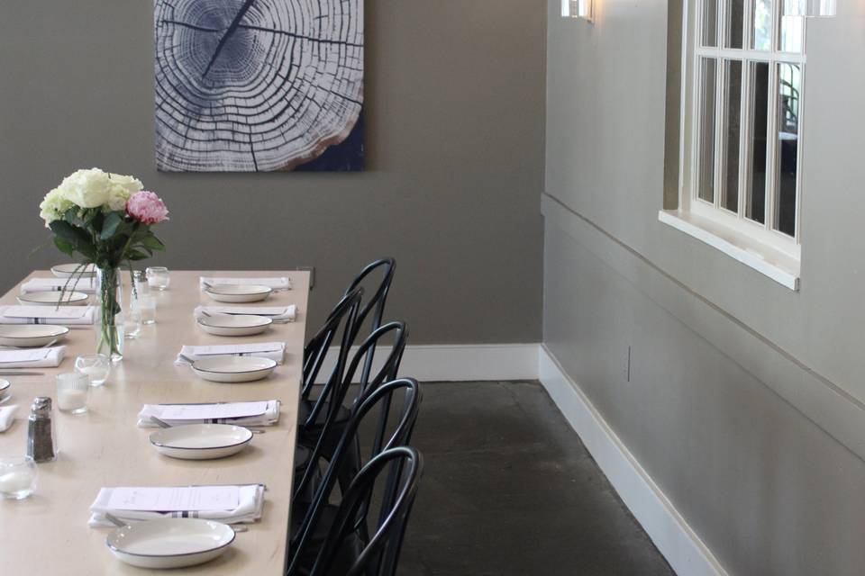 Porch Buffet for Atrium Event