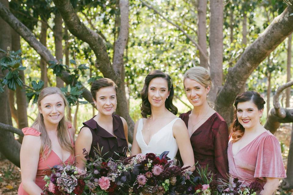 Bridesmaids portrait