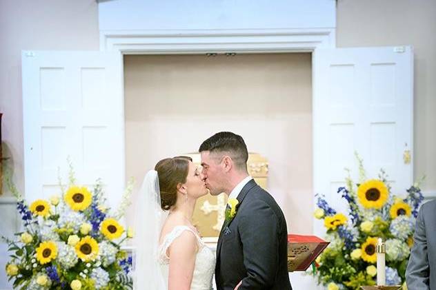 Wedding kiss