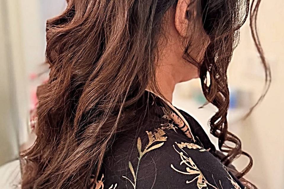 Bridal hair