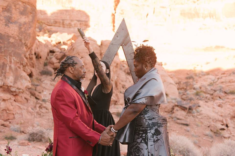 SAGE SMUDGING CEREMONY