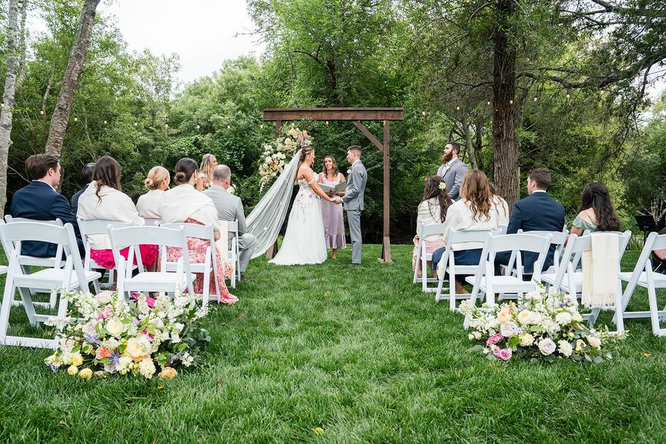 Wedding Ceremony - Lower Lawn