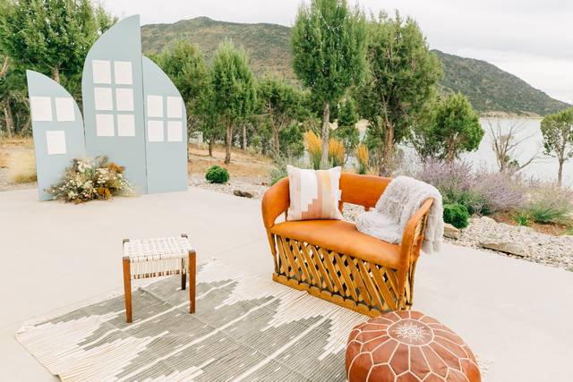 Waterfront Patio Seating Area