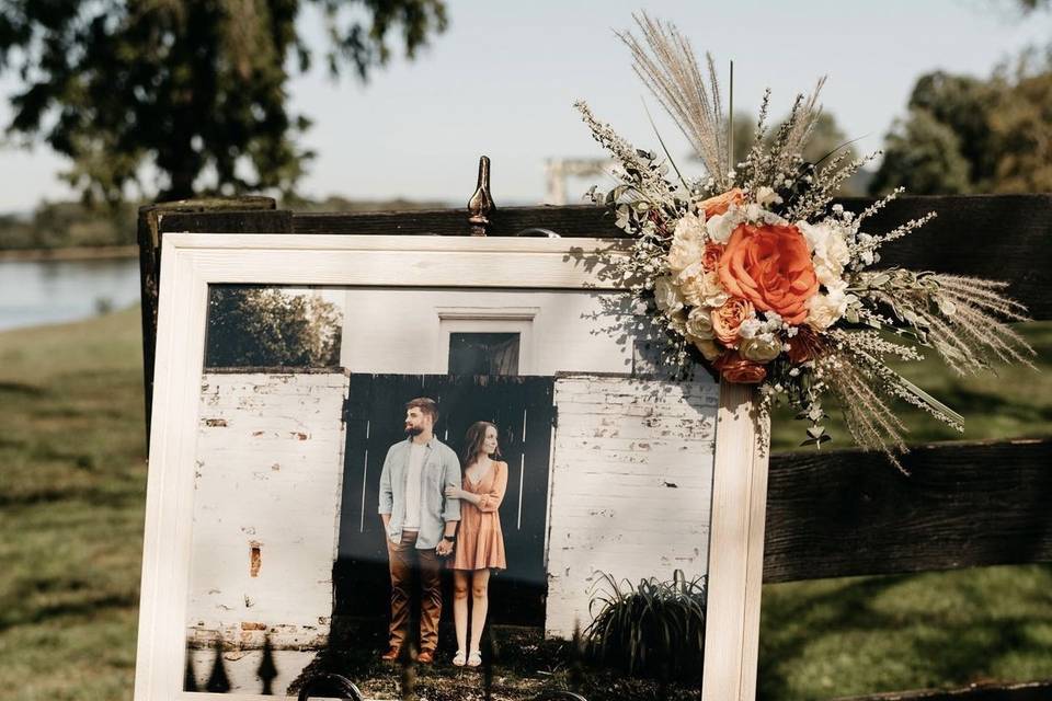 Boho ceremony frame