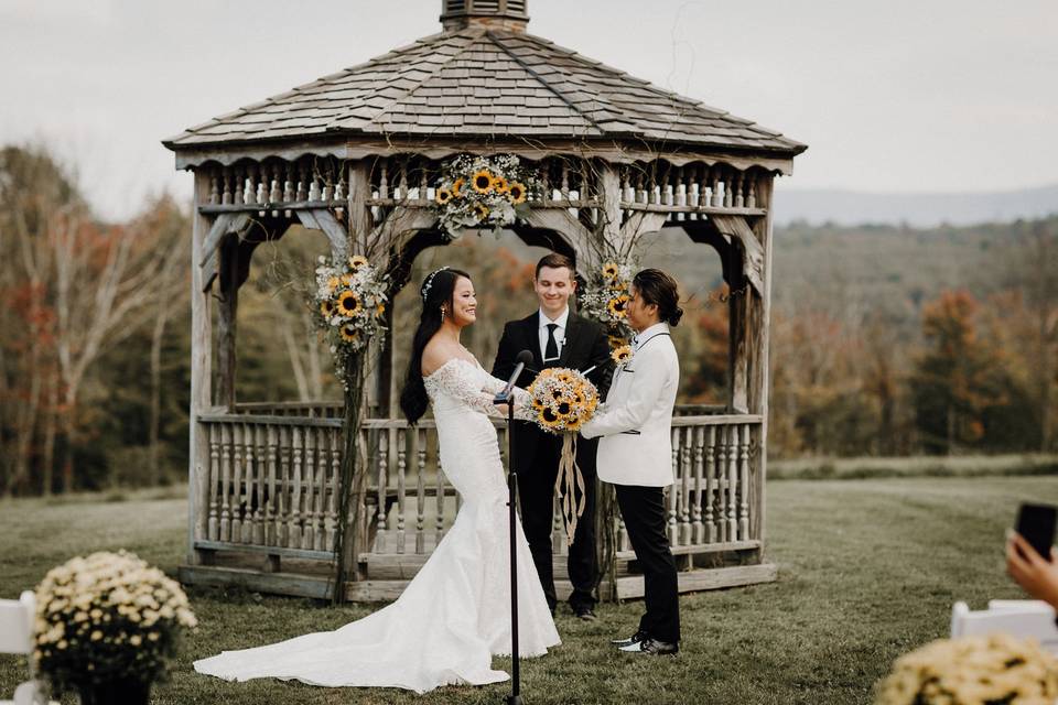 Gazebo wedding