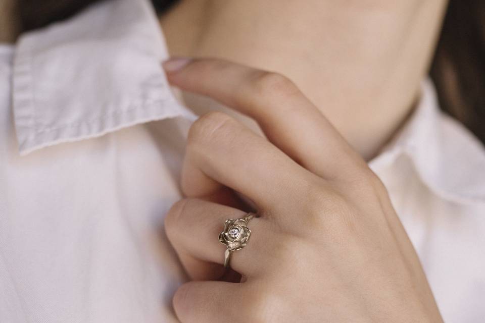White Gold Ring