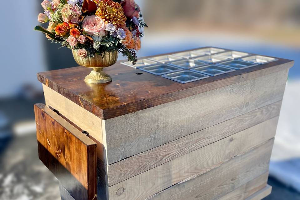Charcuterie cart