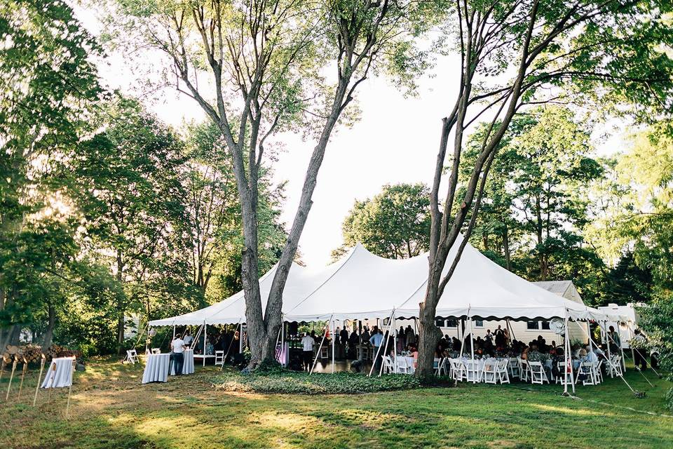 Tent reception | Jeff Frandsen