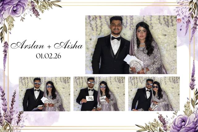 Wedding 4 photo layout