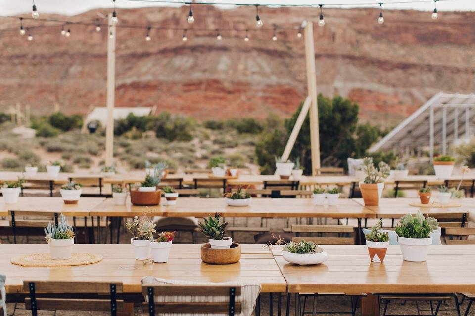 Desert wedding in Moab