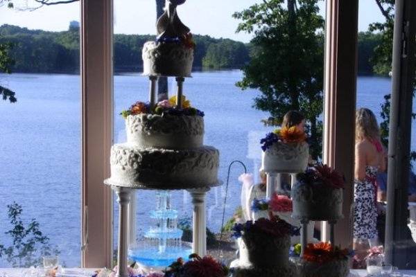 wedding cake of a reception i did in 2008