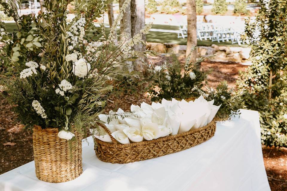 Tuscan style wedding