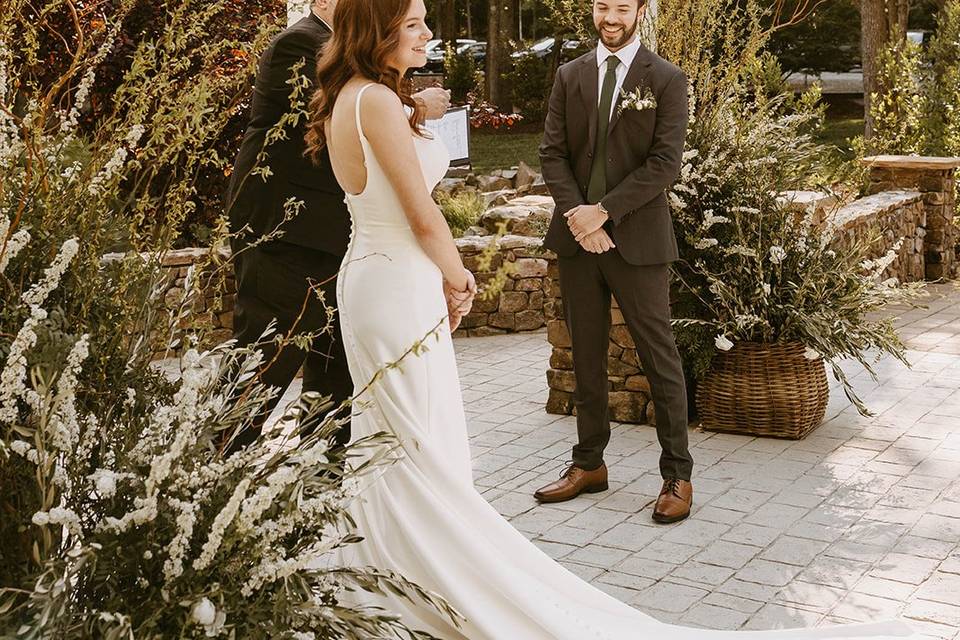 Tuscan style wedding