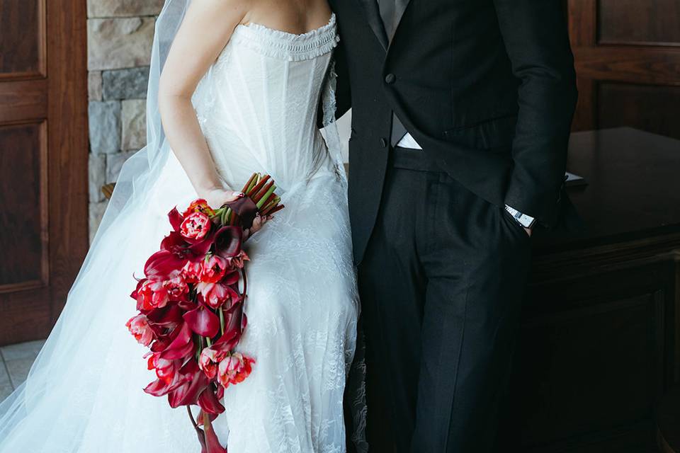 Cascading bouquet