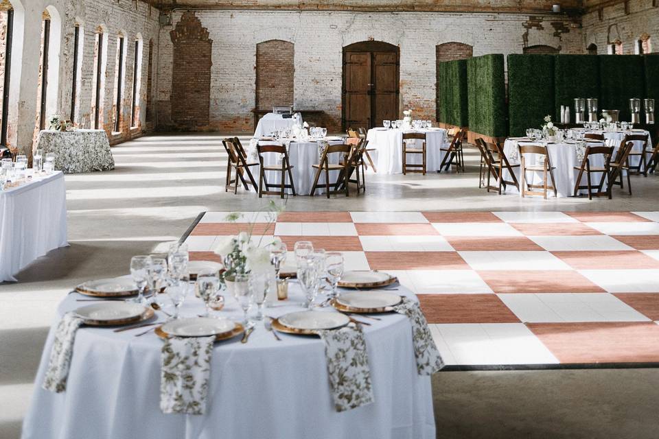 Greenery and reception
