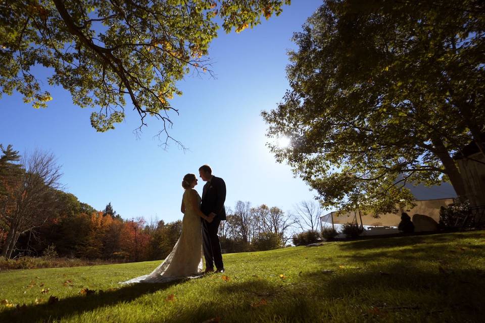 Couple in the distance