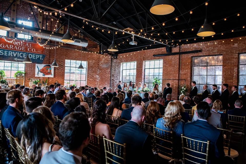 Ceremony in the Tasting Room