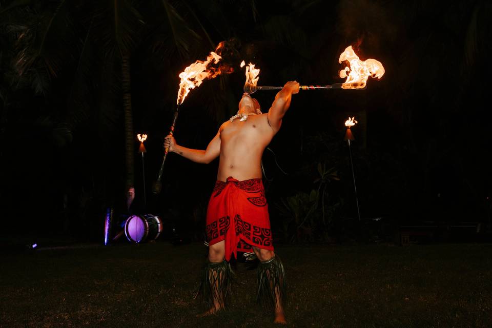 Fire Knife Performer