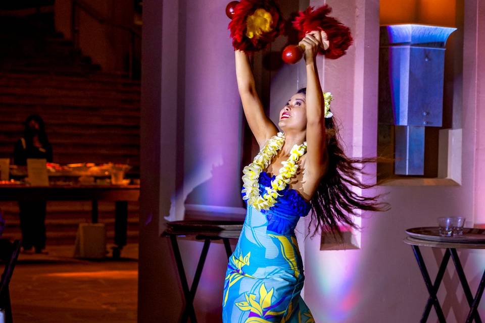 Hula Dancer with 'uli 'uli