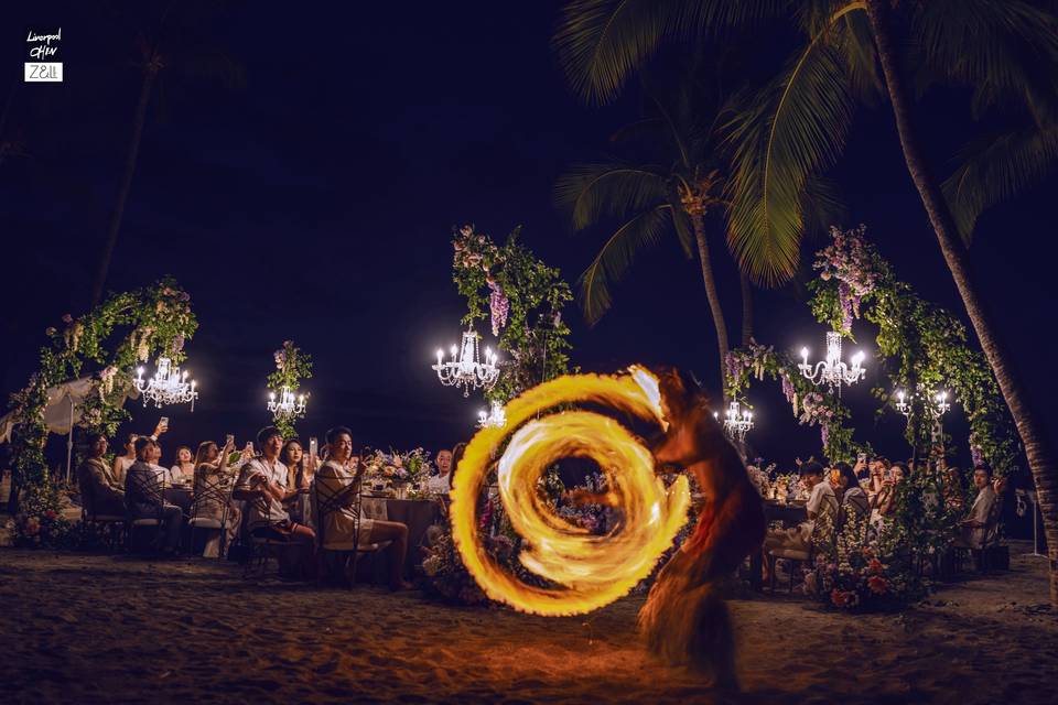 Fire Knife Show