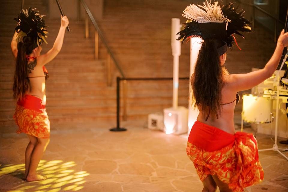 Tahitian Fire Torches Dance