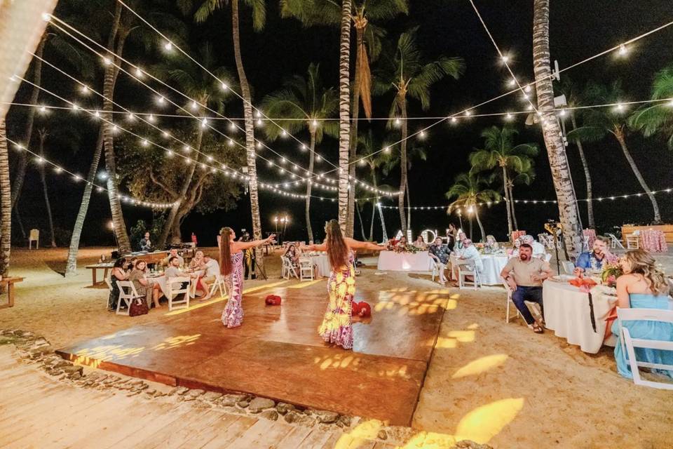 Hula Duo During Dinner