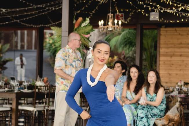 Hula Soloist During Cocktails