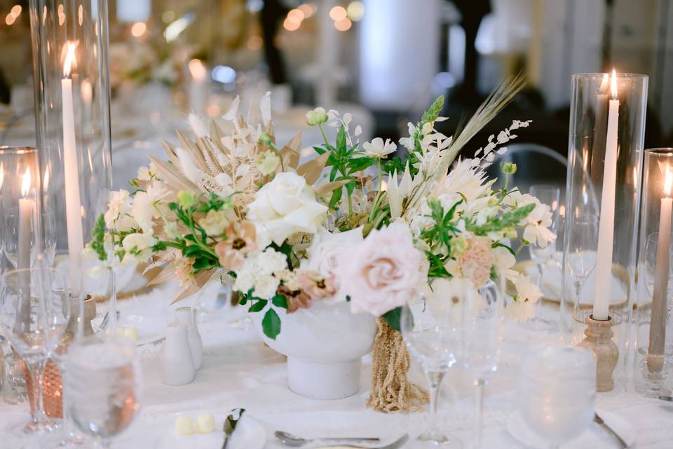 Boho neutral wedding design