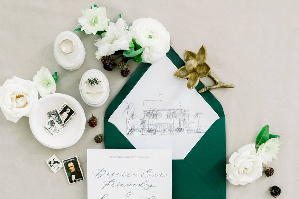 Emerald Tented Wedding