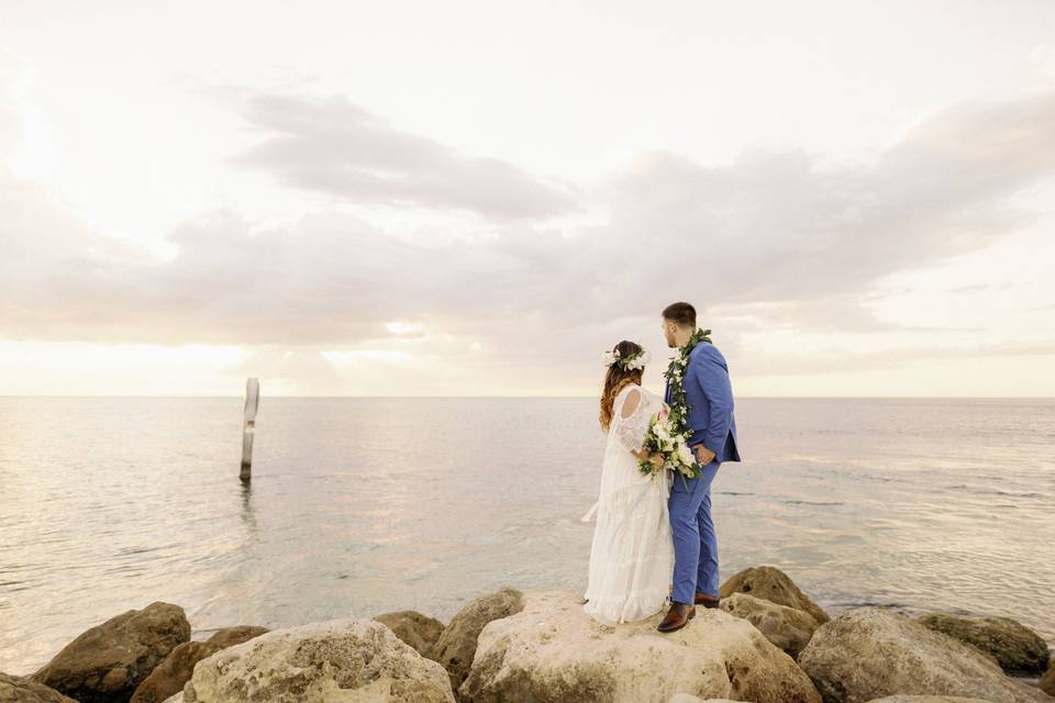 Hawaii Inspired South Seas Wed