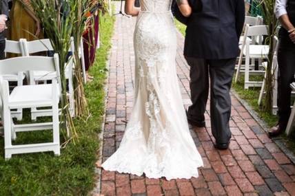 Down the aisle with Dad