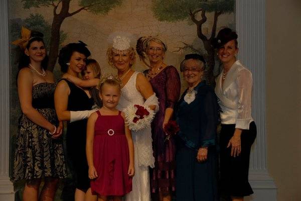 Wedding party makeup