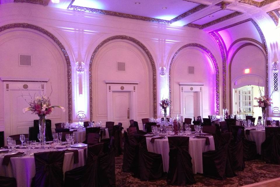 Reception lighting