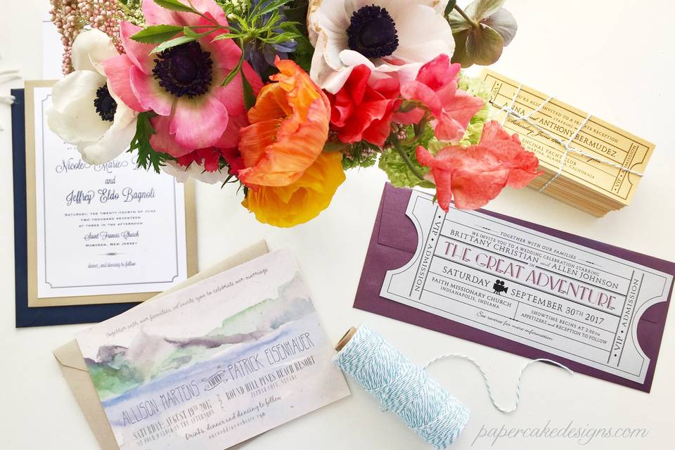 Custom Wedding Invitations