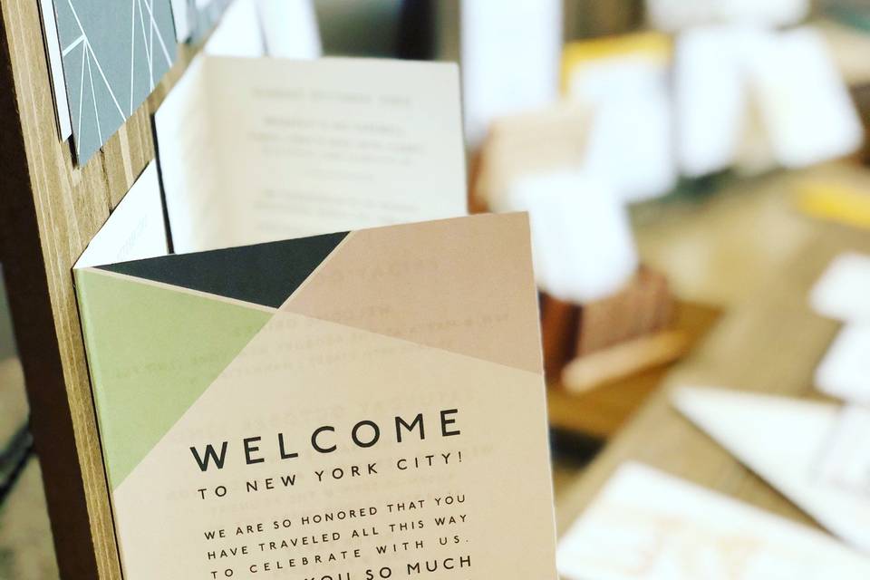 Hotel Welcome Cards