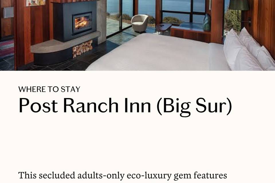 California Big Sur Hotels