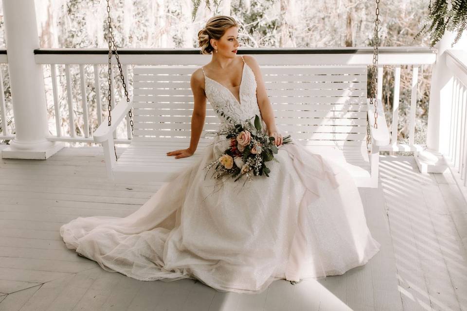 Bride Porch Swing