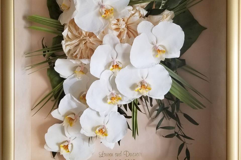 Beautiful preserved bouquet