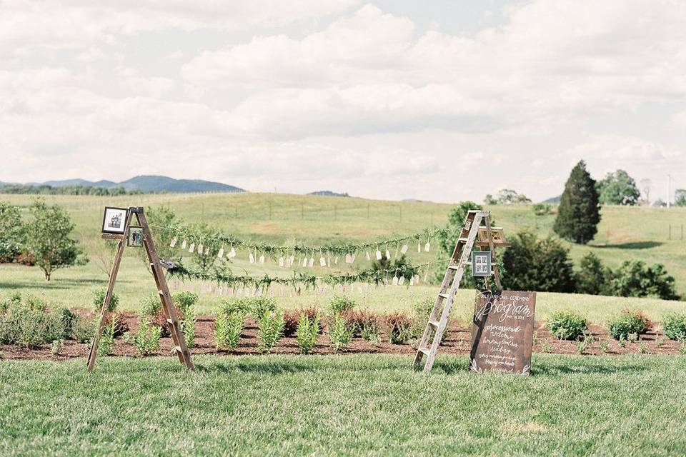 Escort Card Display