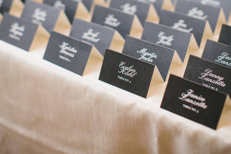 Escort Cards