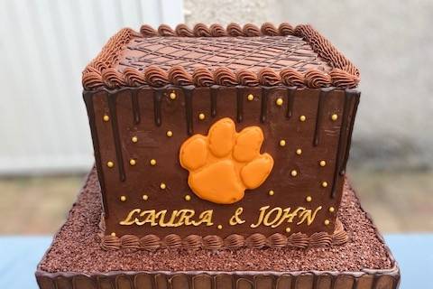 Clemson grooms cake